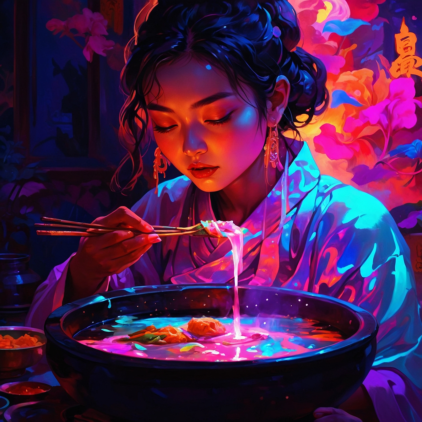Default saying thanka women in her 25 eating hotpotyou by bowi 2