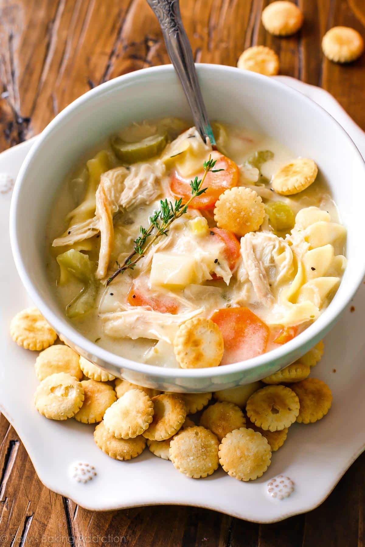 creamy chicken noodle soup 4