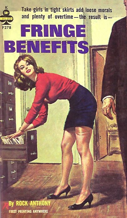 Fringe Benefits by Rock Anthony cover illustration by Paul Rader