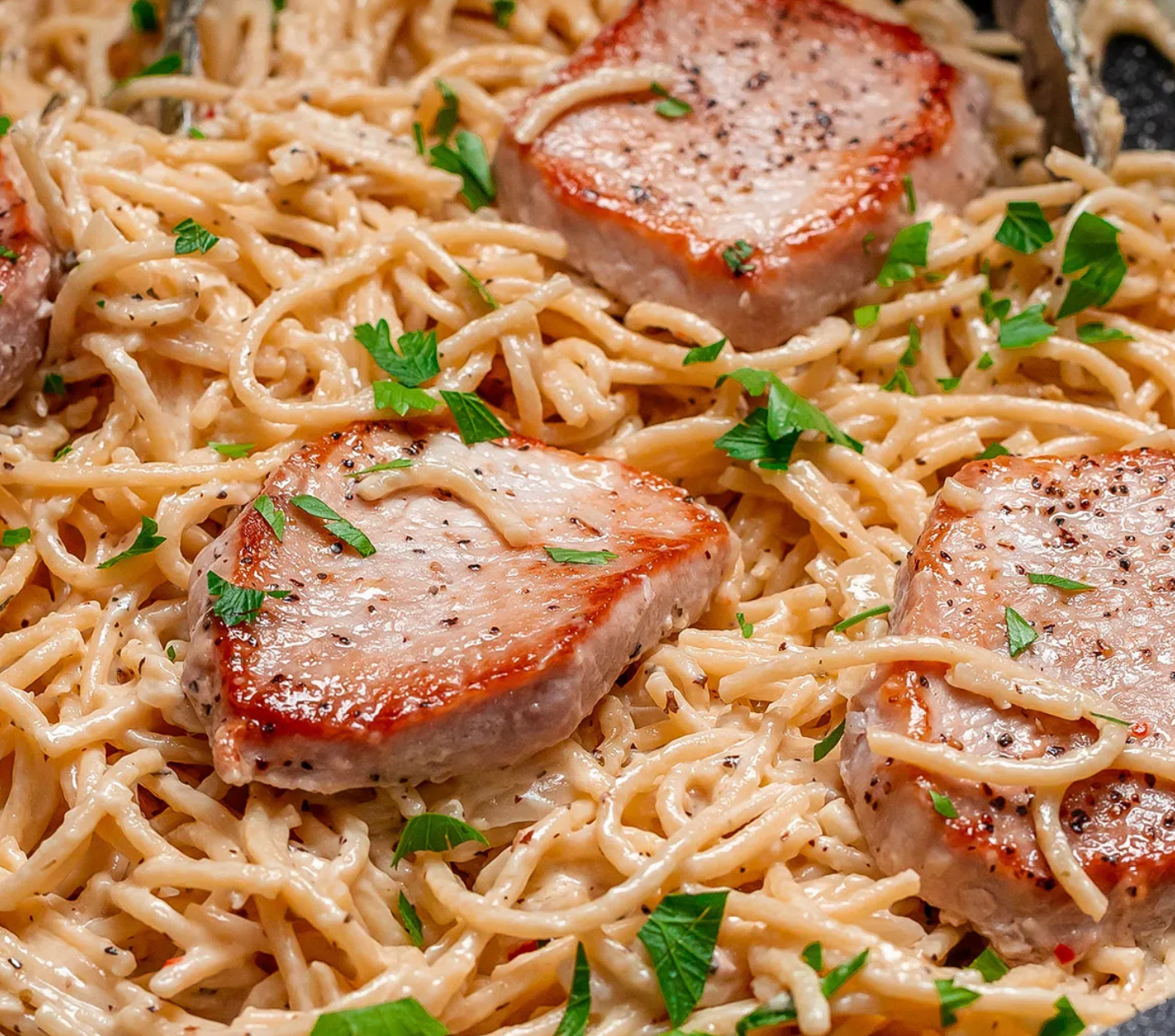 Baked Pork Chops and Noodles 1