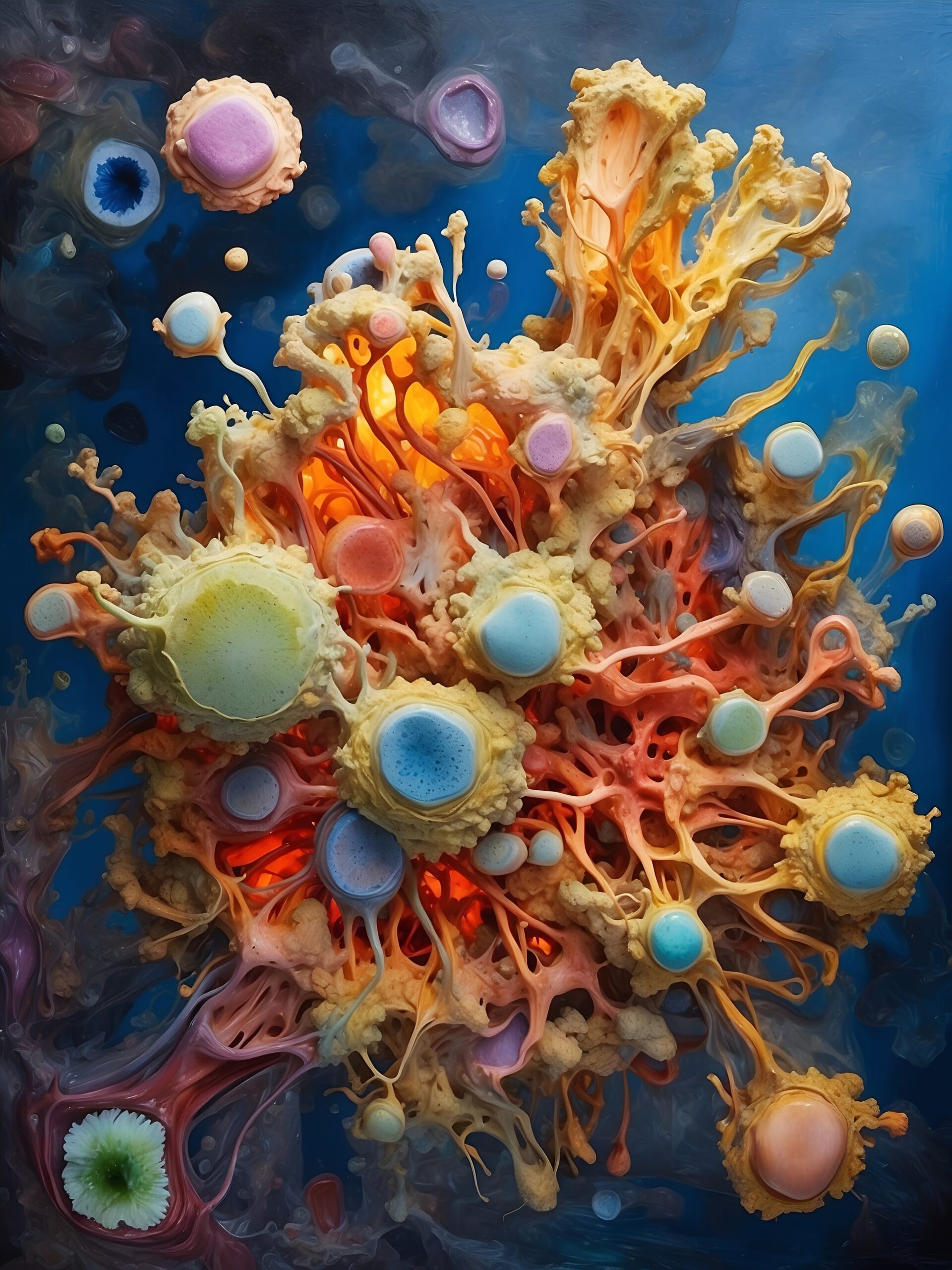 Default epic full detailed oil painting picture of a bacteria 0 34f6e6b5 aaec 45f7 ada1 e9cde1ea17f2 0