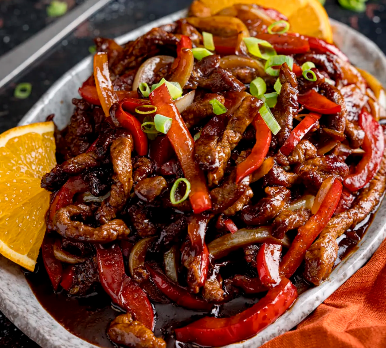 Garlic Orange Beef