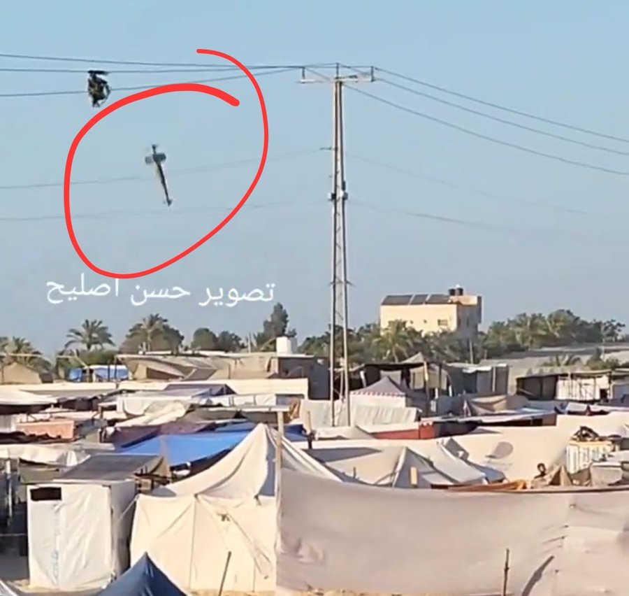 IDF PAVEWAY Laser Guided Bomb Hitting Tent City