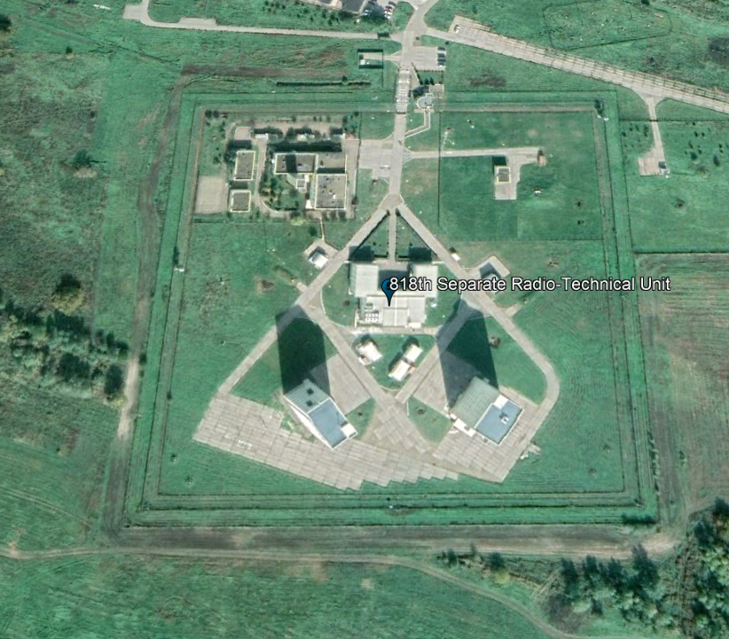 Russia Early Warning Radar Site Satellite pic