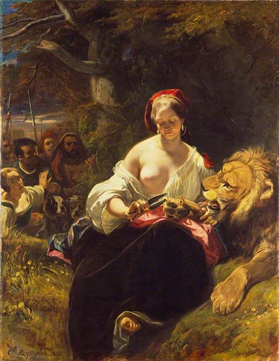 Roqueplan, Camille Joseph Etienne, 1800 1855; The Lion in Love