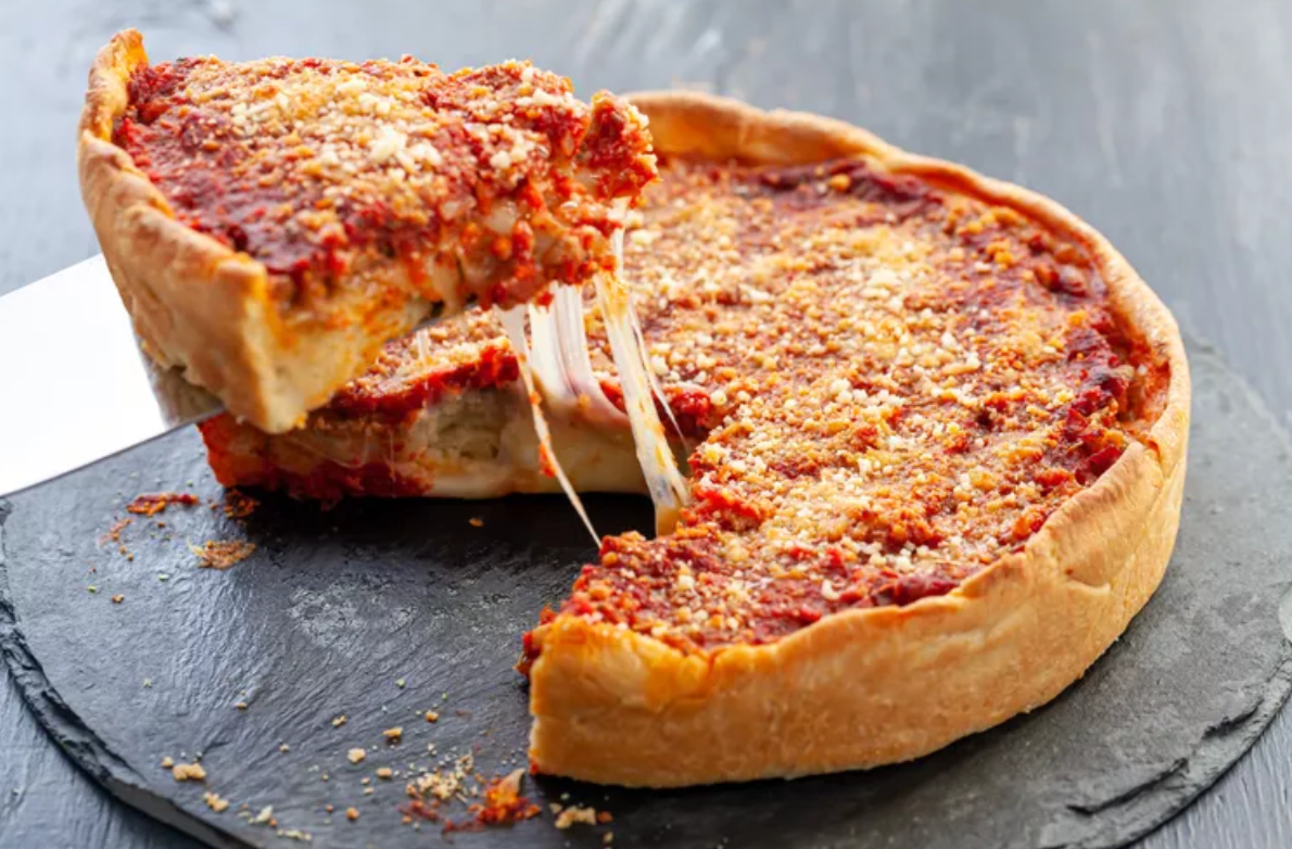 Chicago stuffed pizza