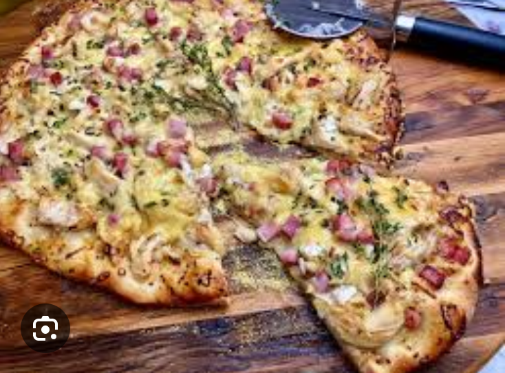 Chicken Cordon Bleu Pizza