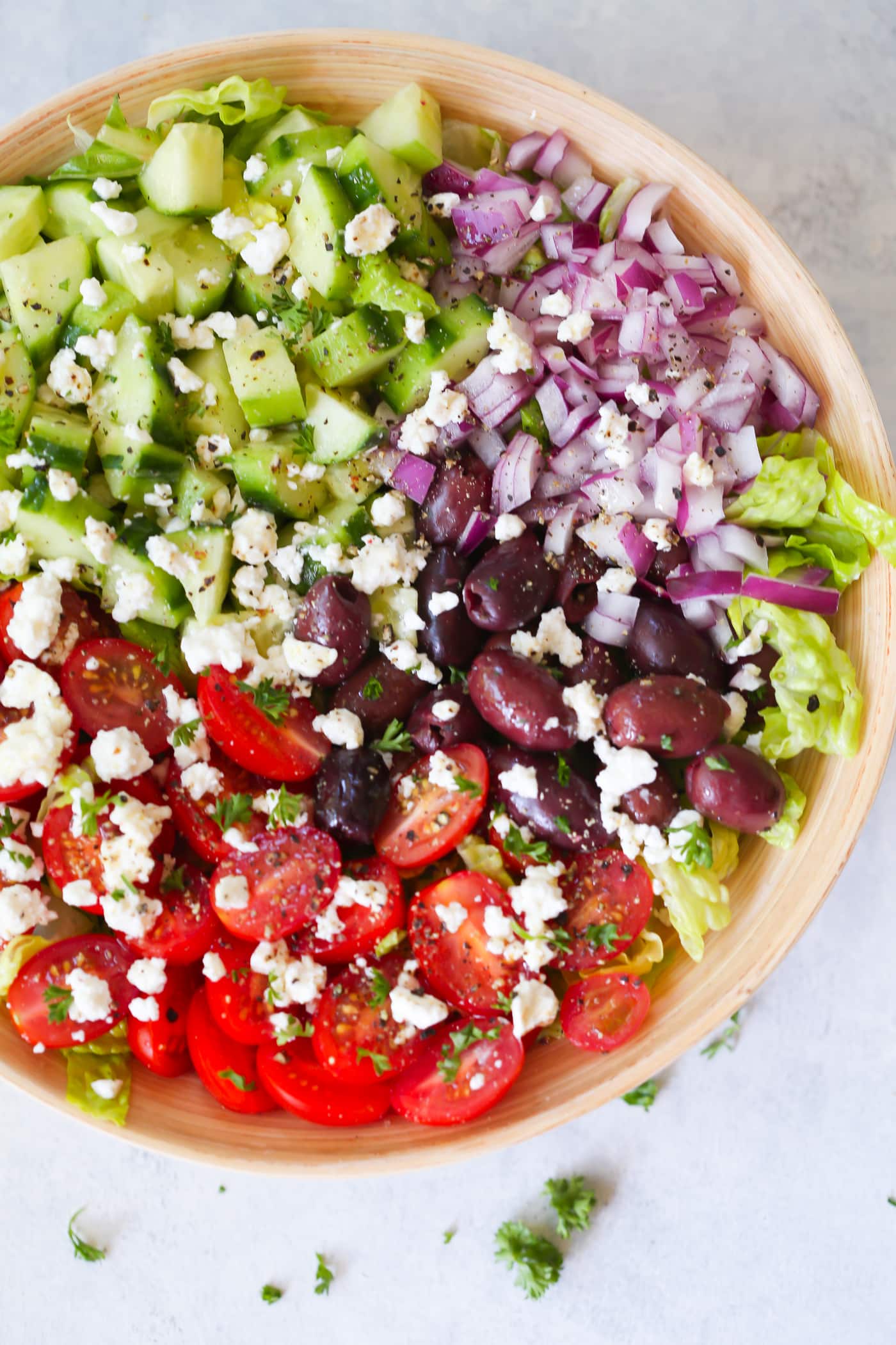 Easy Mediterranean Chopped Salad 3