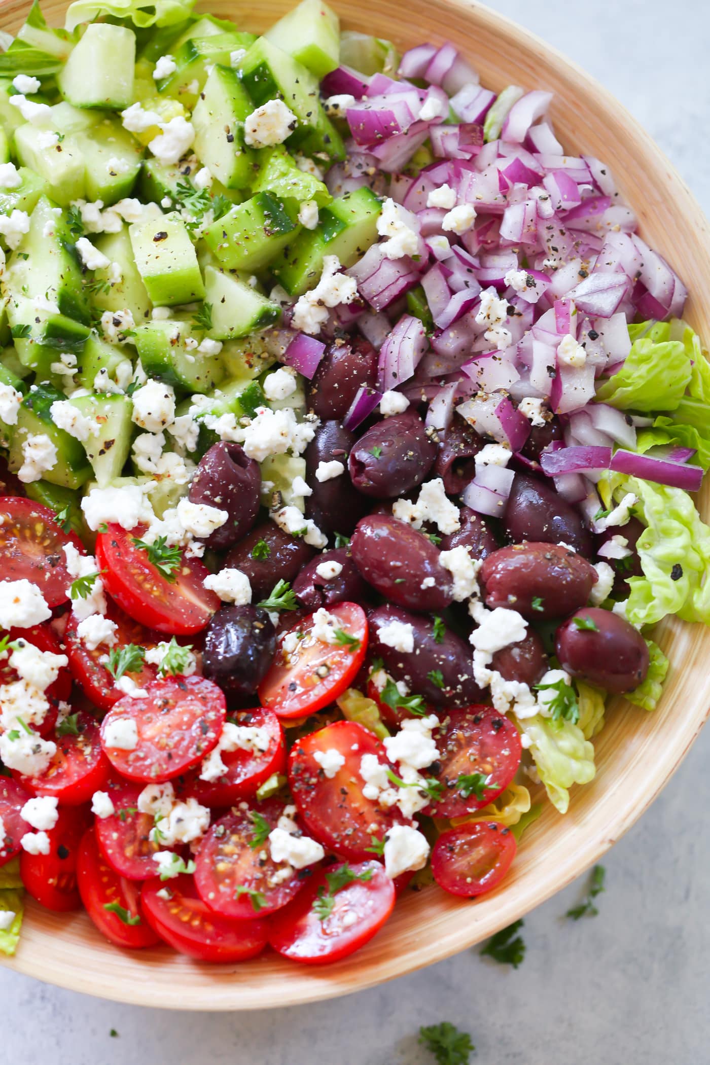 Easy Mediterranean Chopped Salad 4