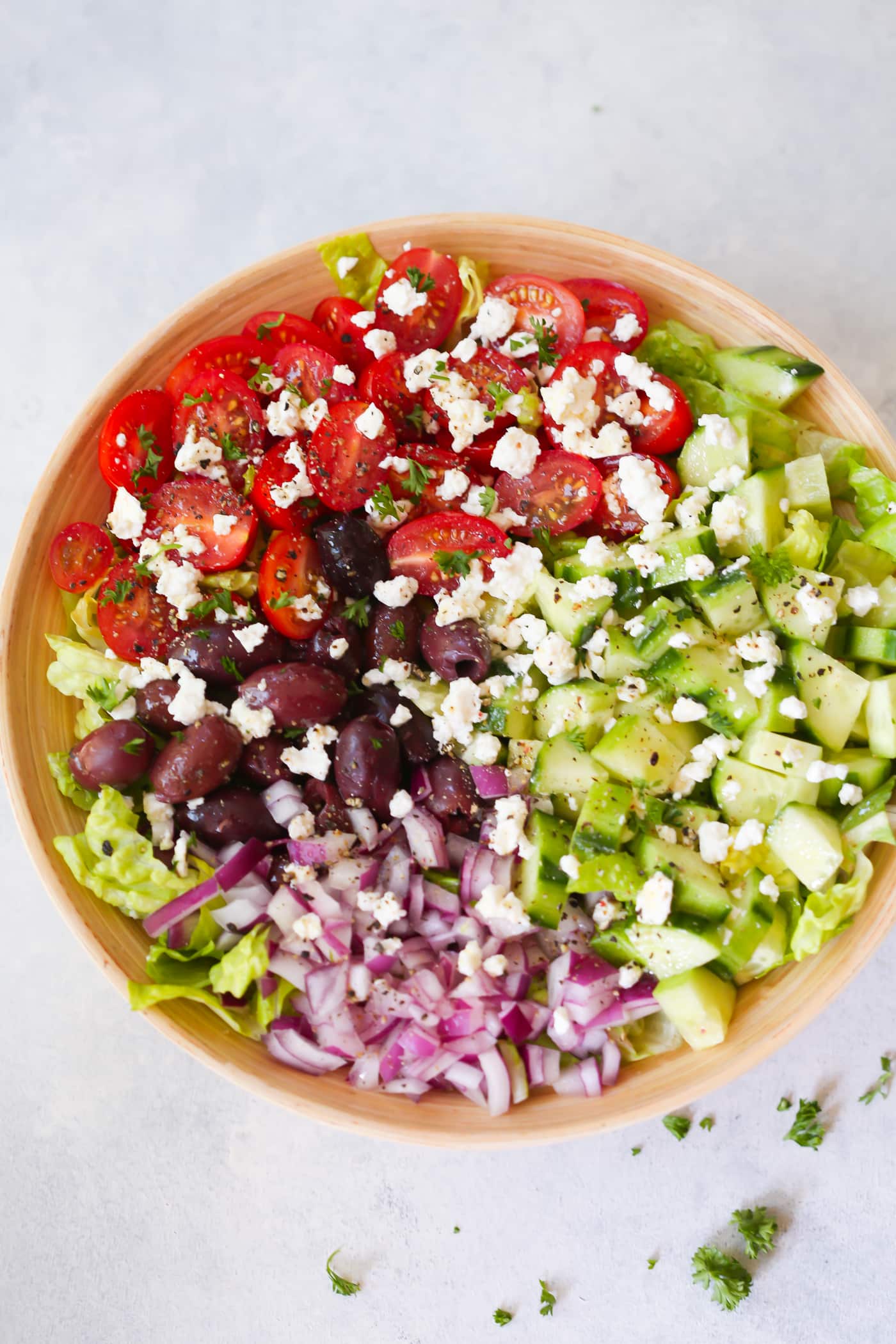 Easy Mediterranean Chopped Salad