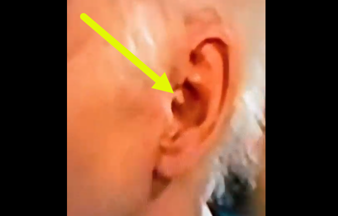 FAKE Biden ear tab