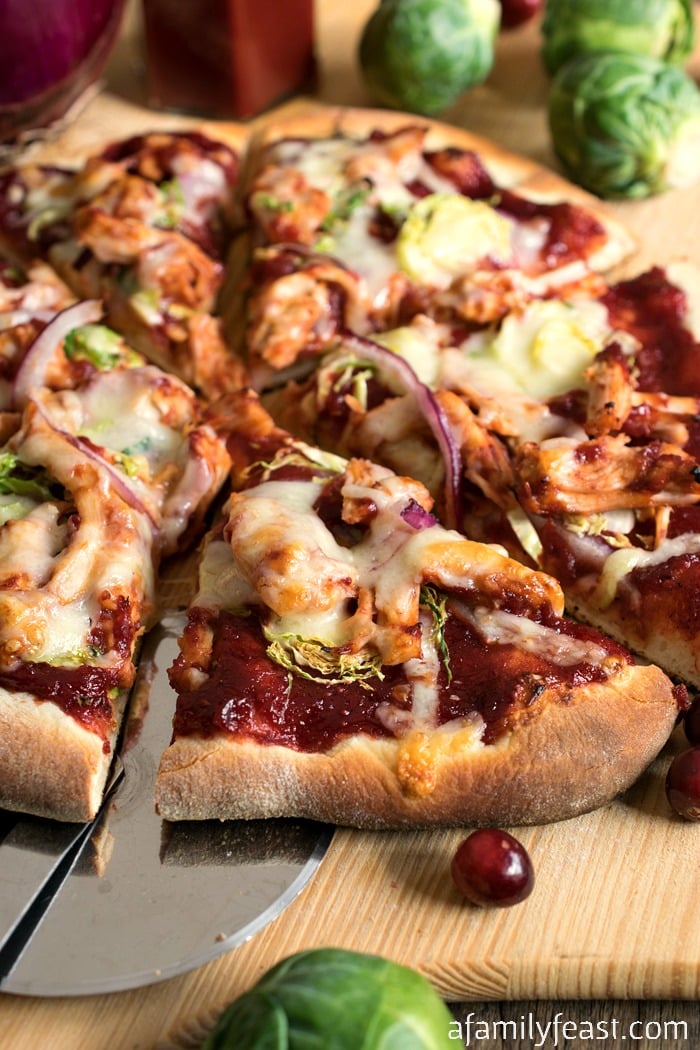 cranberry barbecue turkey pizza2