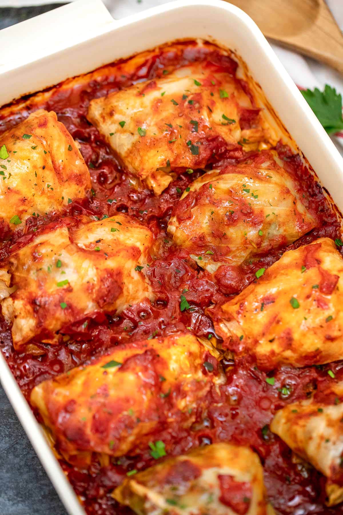 stuffed cabbage rolls SweetAndSavoryMeals 6