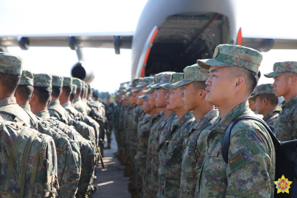 PLA Troops Arrive Belarus large