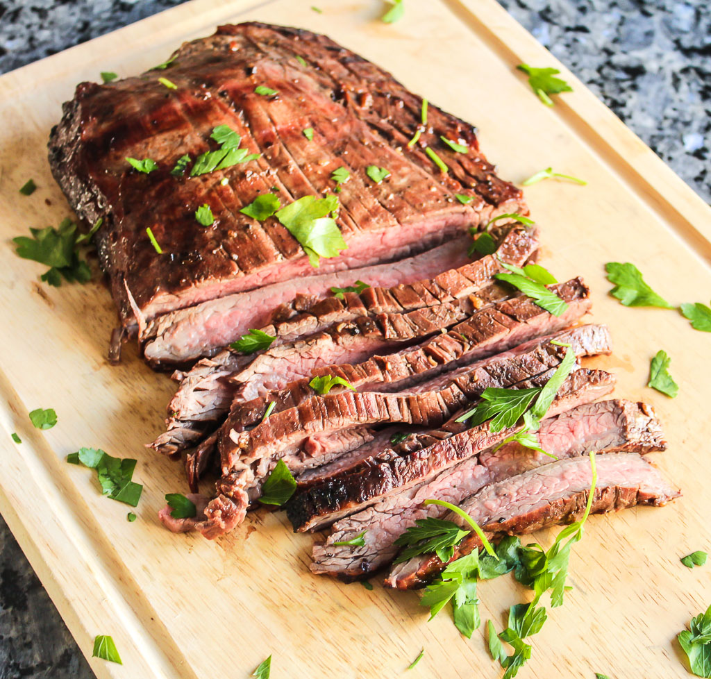 Marinated Flank Steak I LisaGCooks.com