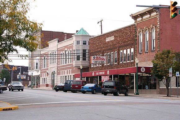 Columbia city downtown