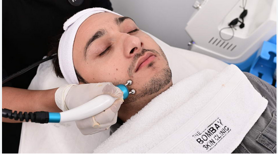 mens face treatment