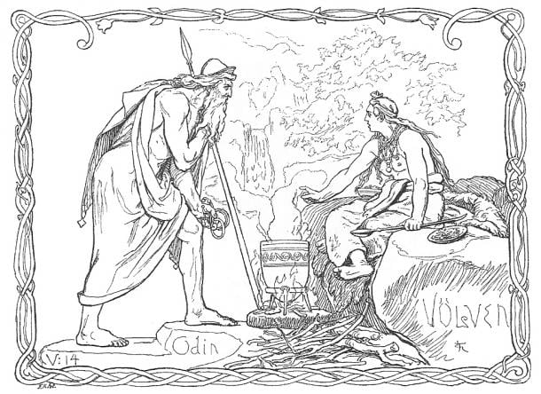 Odin and Völven