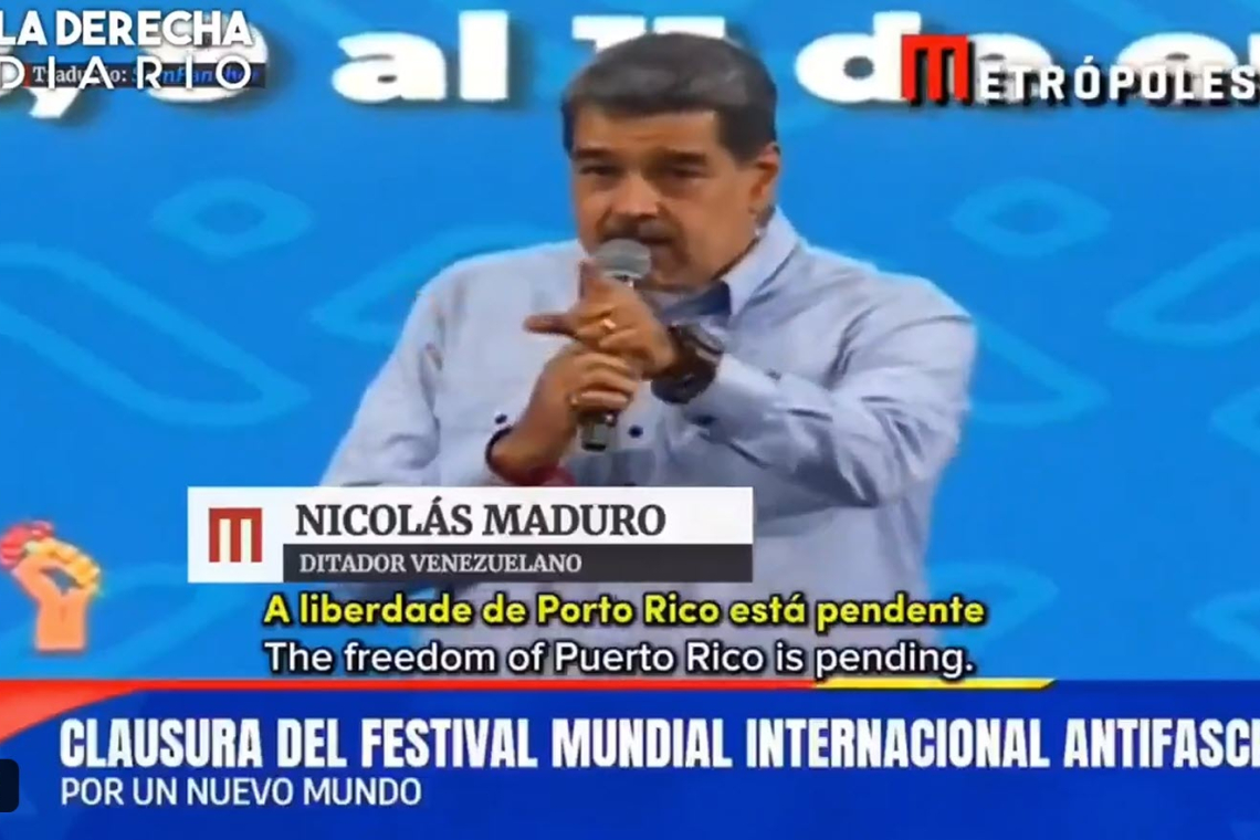 Maduro Venezuela Liberate Puero Rico large Maduro Venezuela Liberate Puero Rico large