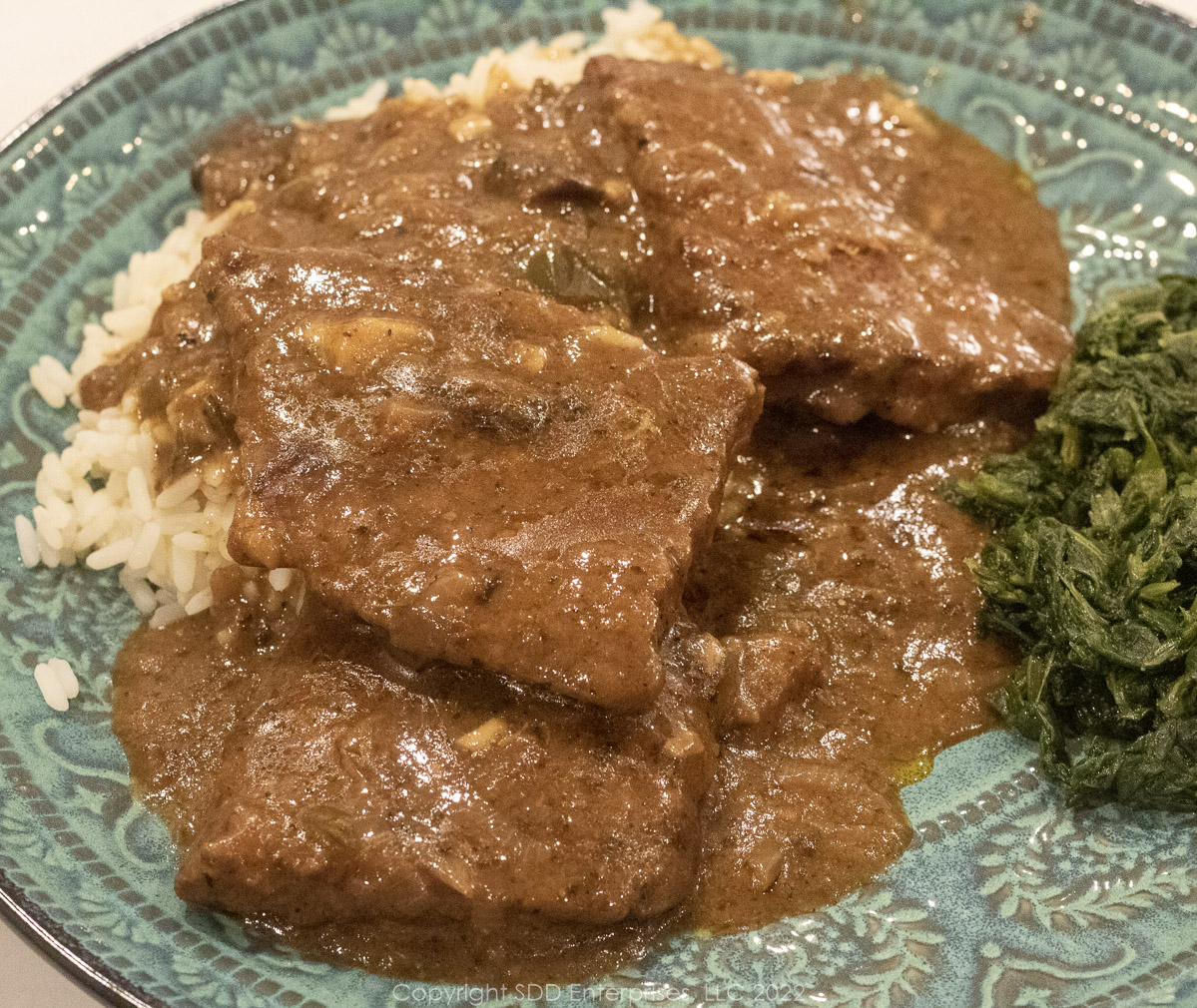 Smothered Round Steak 1200 48