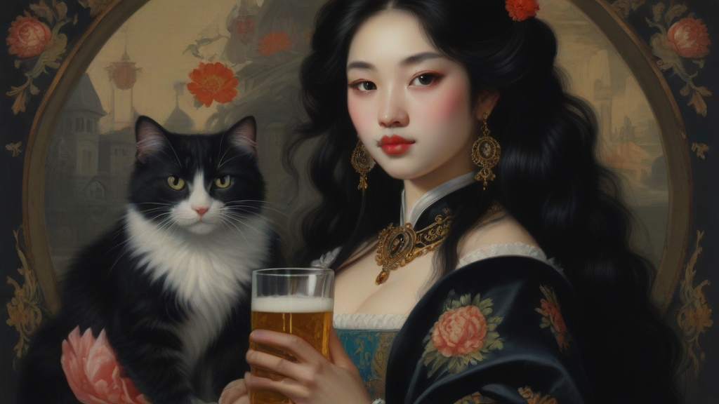 Default a Baroque label showing an attractive 25 year old Chin 0 (copy)