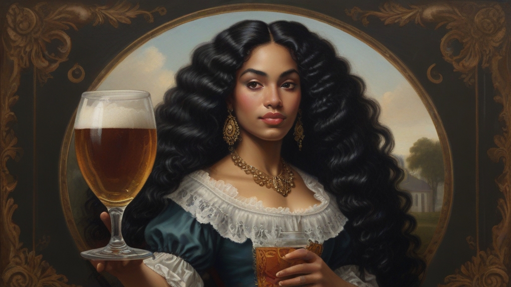 Default a Baroque label showing an attractive 25 year old Loui 1