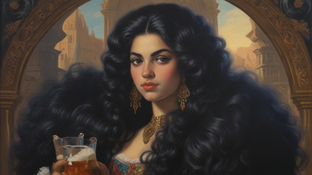 Default a Baroque label showing an attractive 25 year old Pers 3