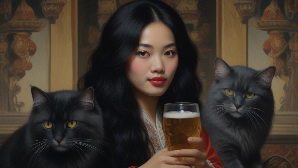 Default a Baroque label showing an attractive 25 year old Shan 1