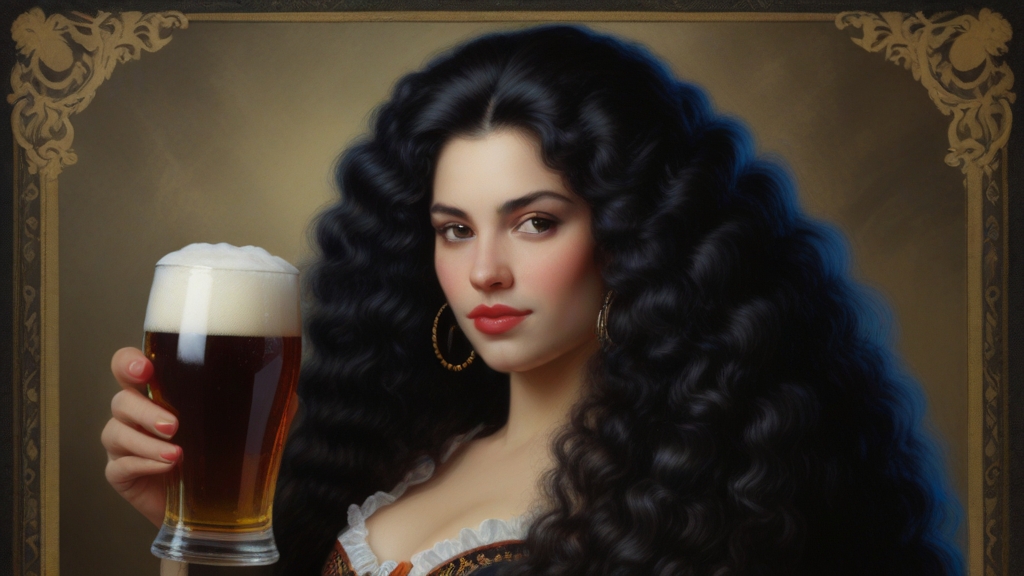 Default a Baroque label showing an attractive 25 year old Texa 0