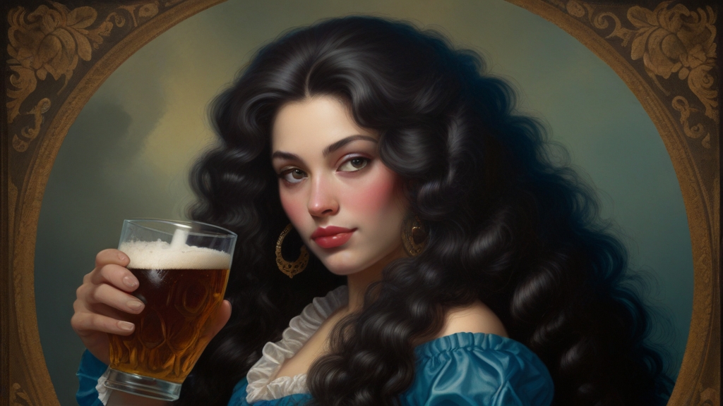 Default a Baroque label showing an attractive 25 year old Texa 2