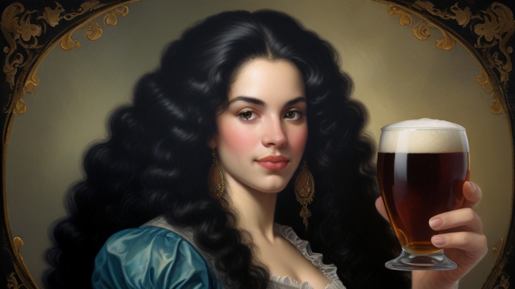 Default a Baroque label showing an attractive 25 year old Texa 3