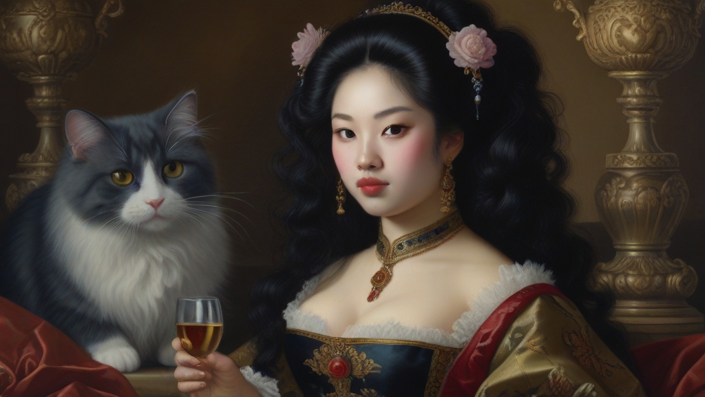 Default a Baroque label showing an attractive 28 year old bust 1