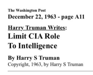 Harry Truman WAPO