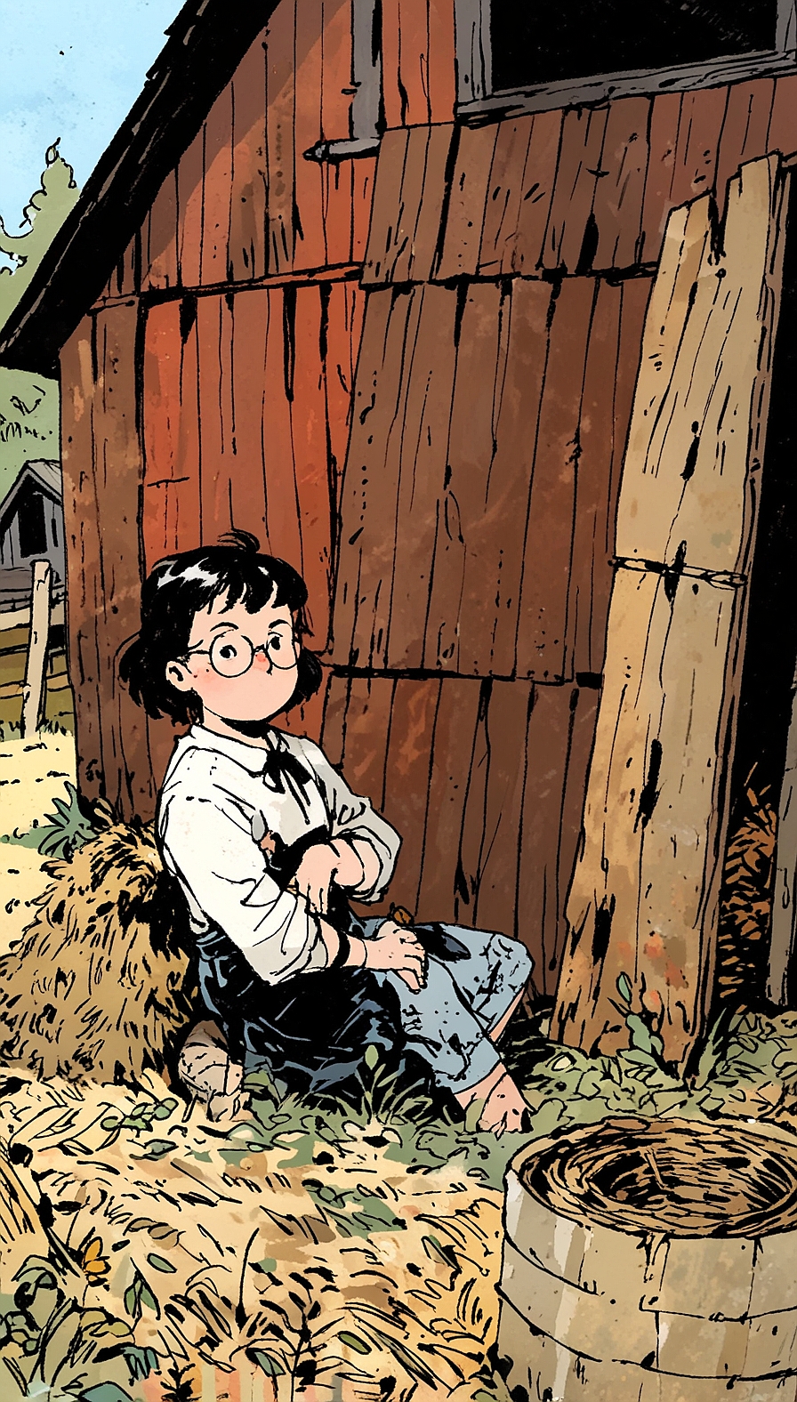 Leonardo Anime XL Style KeywordsBlackandwhite line drawing chi 2(3)