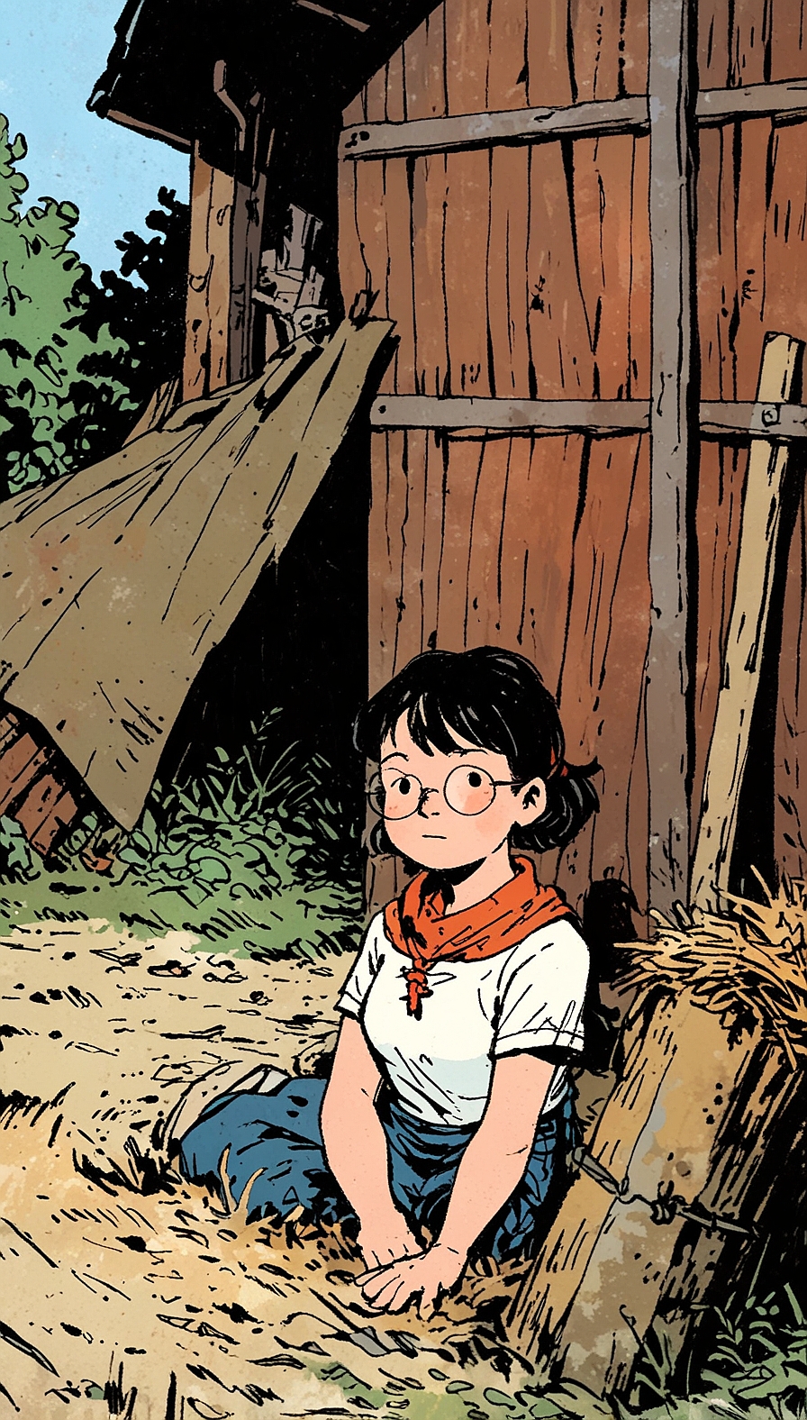 Leonardo Anime XL Style KeywordsBlackandwhite line drawing chi 3(3)