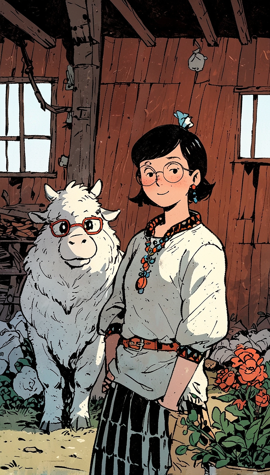 Leonardo Anime XL Style KeywordsBlackandwhite line drawing chi 6(5)