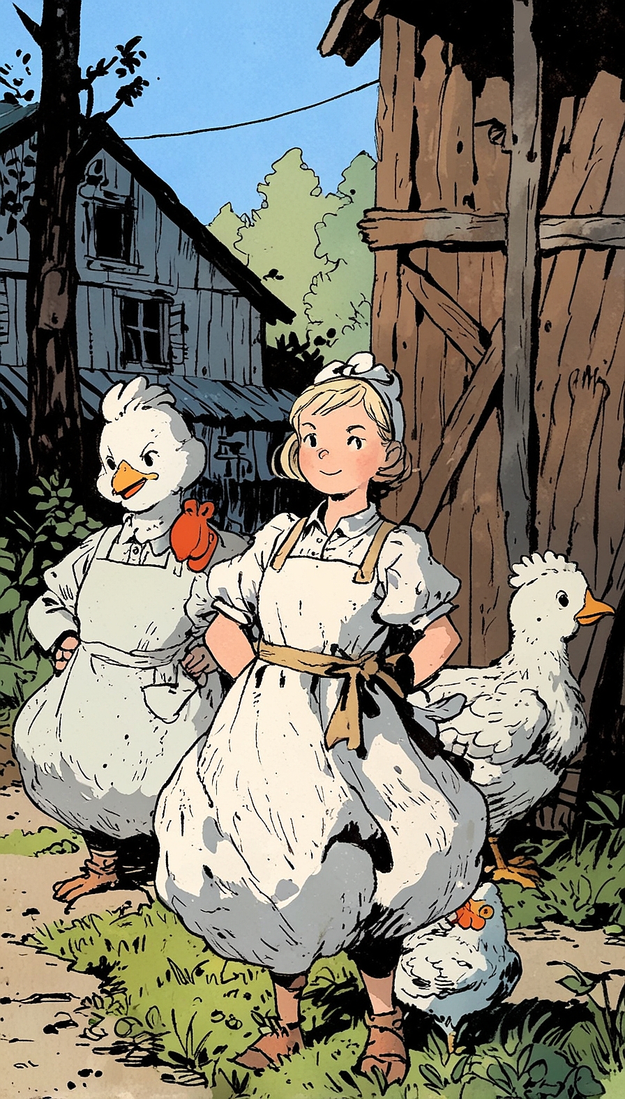 Leonardo Anime XL Style KeywordsBlackandwhite line drawing chi 7(5)