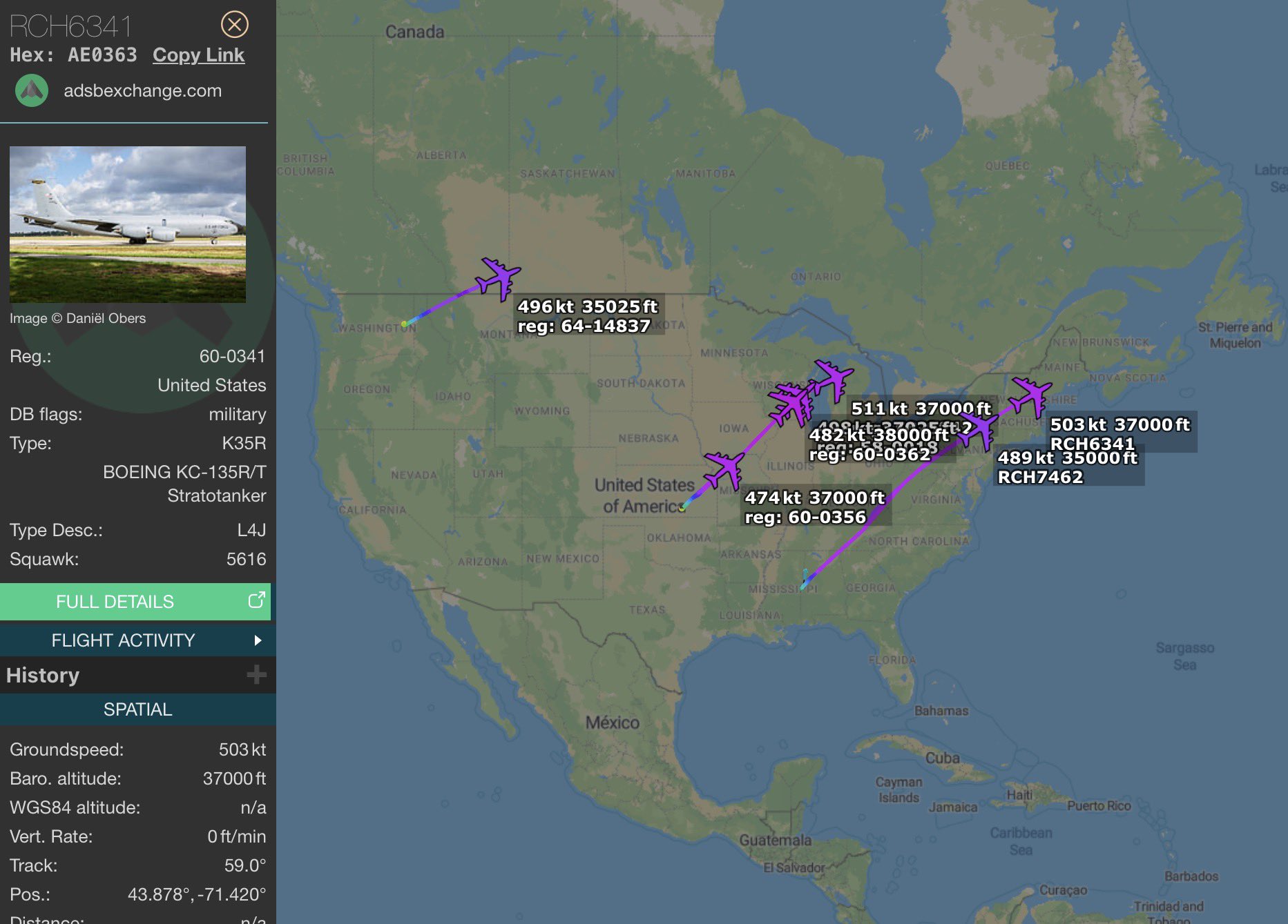 Massive Launch US air refueling tankers