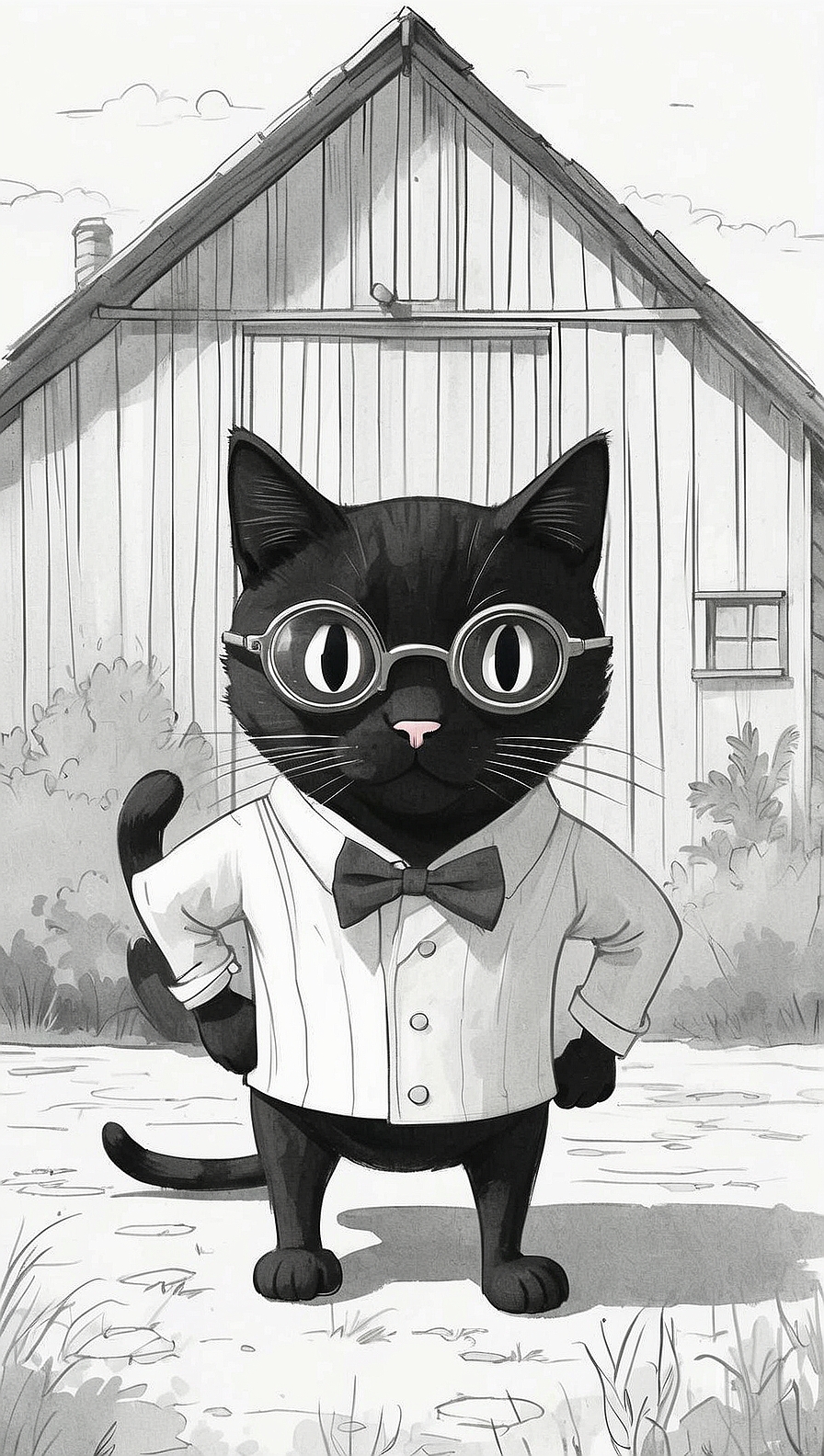 SDXL 10 Style KeywordsBlackandwhite line drawing childrens boo 3(1)