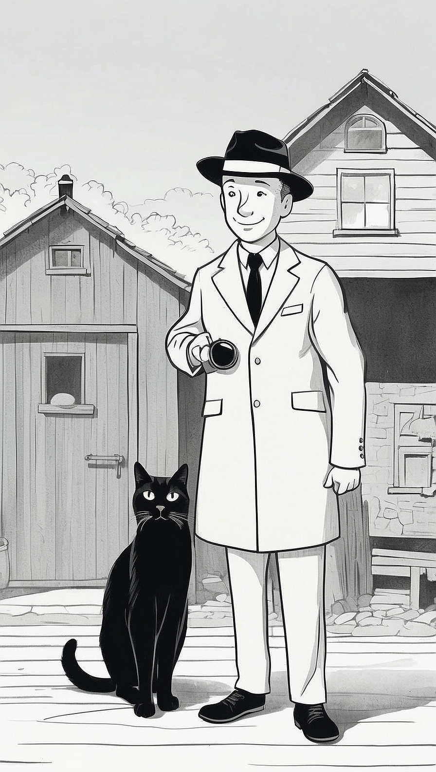 SDXL 10 Style KeywordsBlackandwhite line drawing childrens boo 5(1)