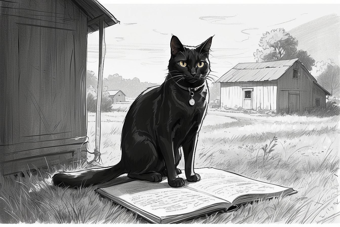 SDXL 10 Style KeywordsBlackandwhite line drawing childrens boo 7