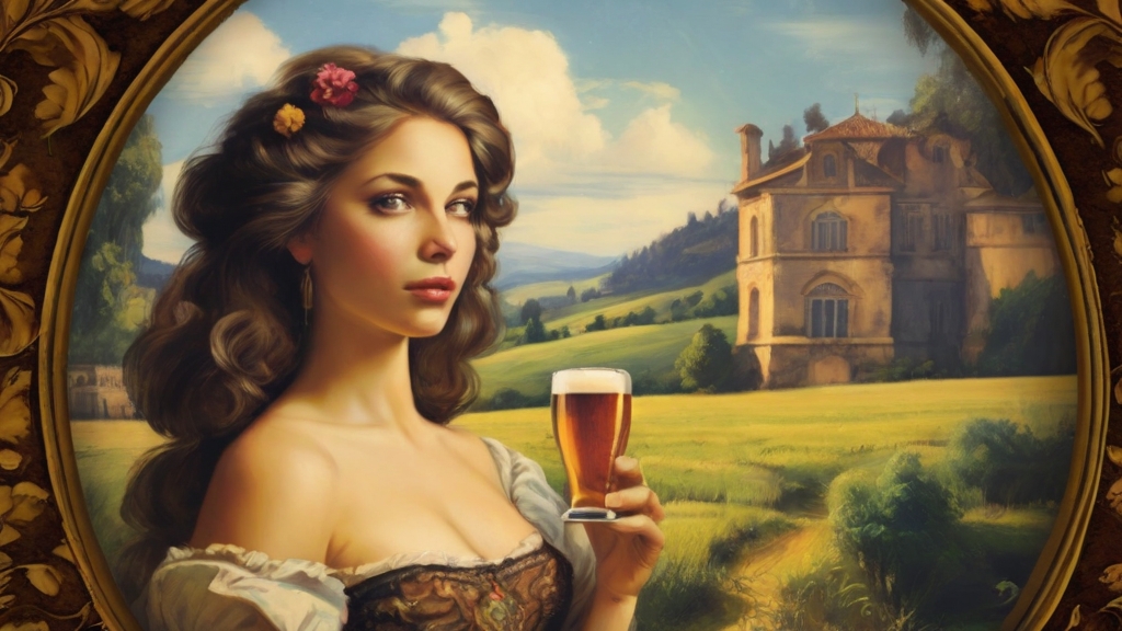 Default Imagine a Baroque box label for craft brewed beer with 2