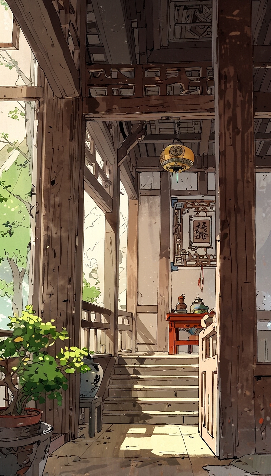 Leonardo Anime XL a beautiful day inside of China showing a tr 5