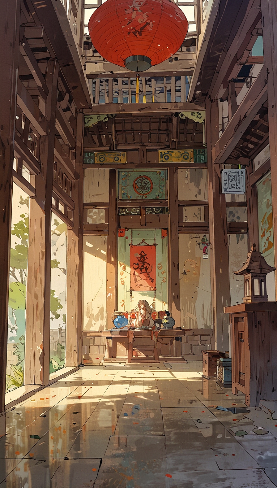 Leonardo Anime XL a beautiful day inside of China showing a tr 6