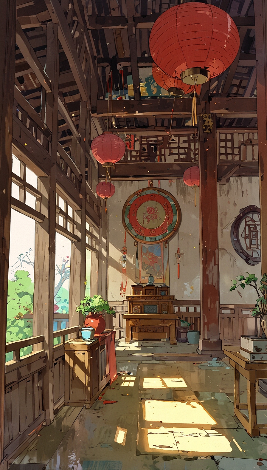 Leonardo Anime XL a beautiful day inside of China showing a tr 7