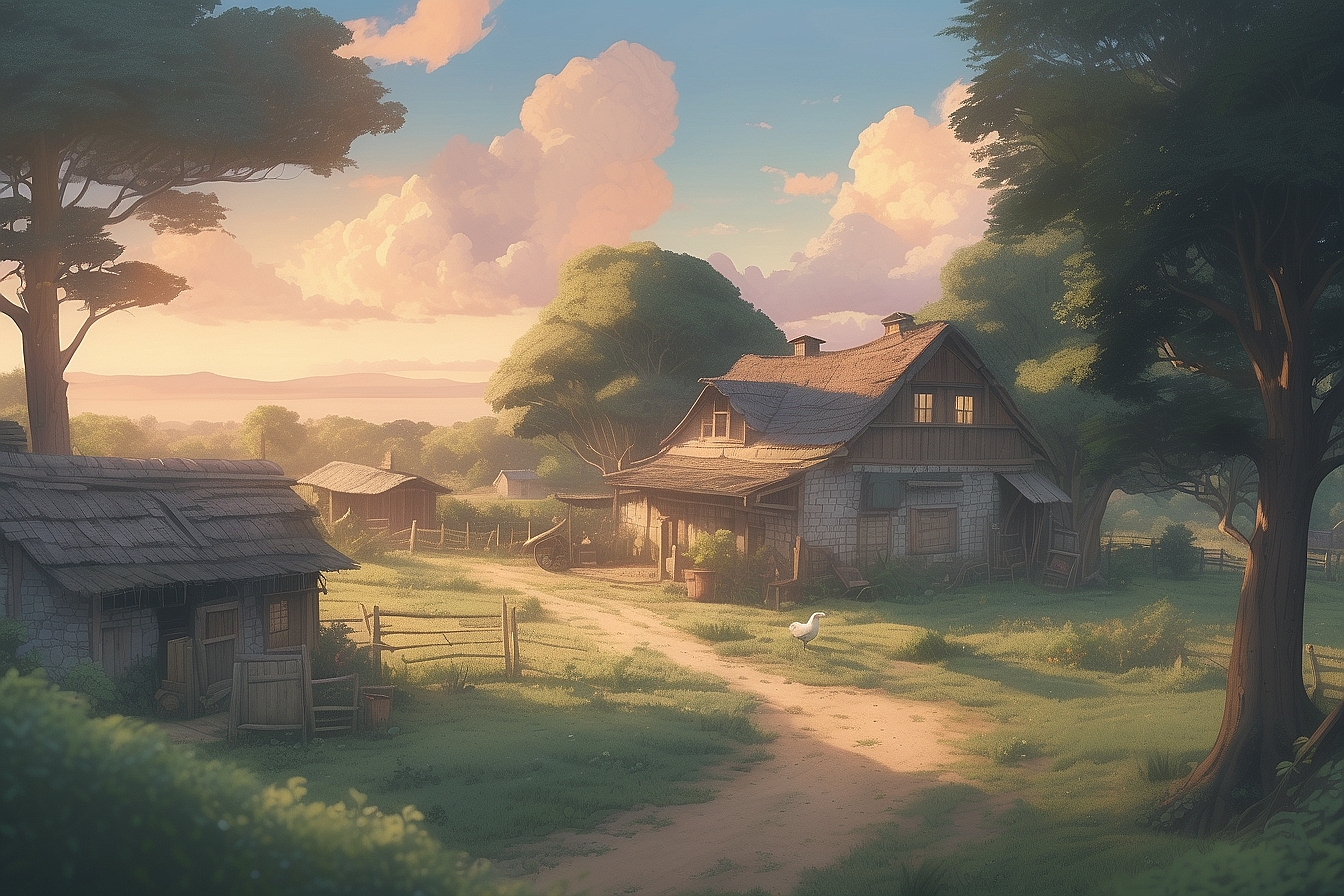 SDXL 10 A hilarious and heartwarming Studio Ghiblistyle illust 2