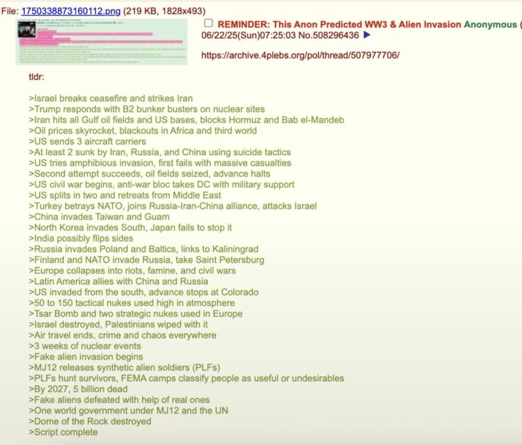 4chan posting june 2025