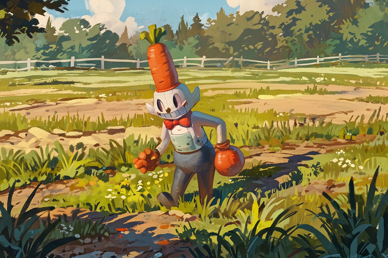 Leonardo Anime XL please generate a image in the style of cuph 1(1)