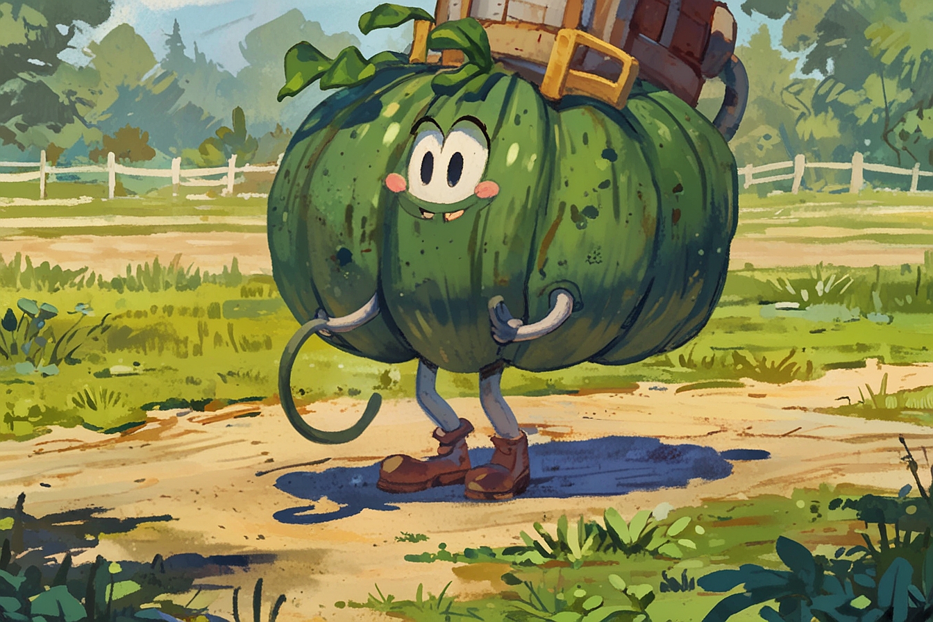 Leonardo Anime XL please generate a image in the style of cuph 3