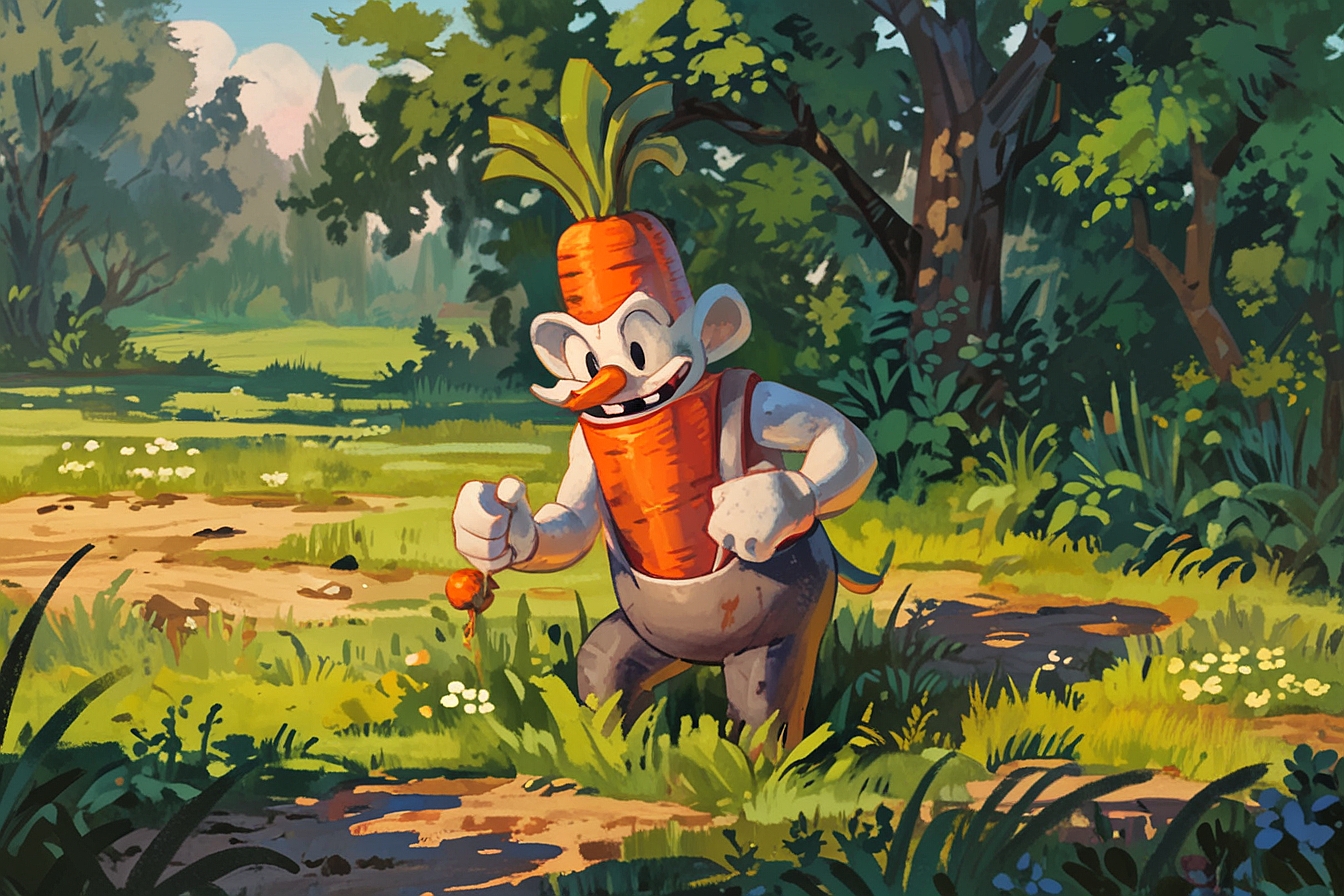 Leonardo Anime XL please generate a image in the style of cuph 3(1)